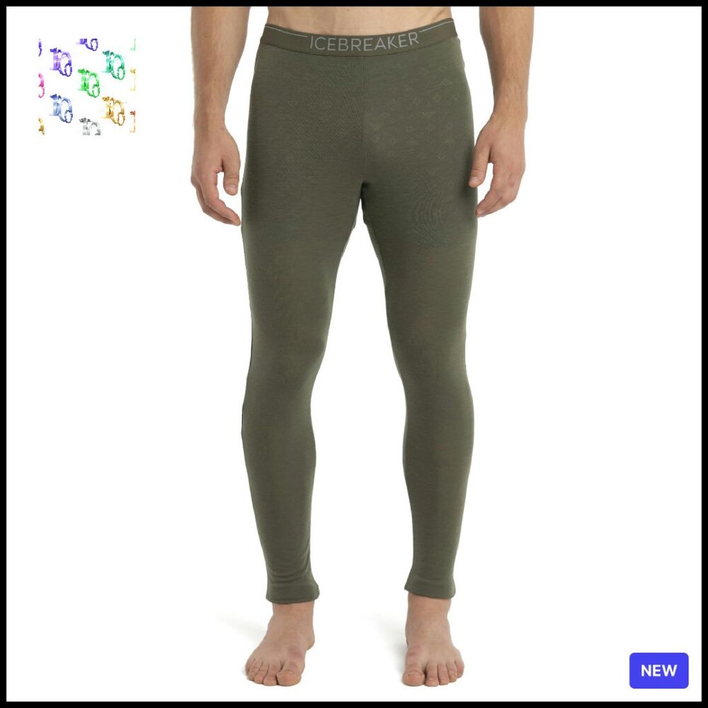 Merino Wool Thermal Leggings Slim Fit Base Layer Cold Weather Performance